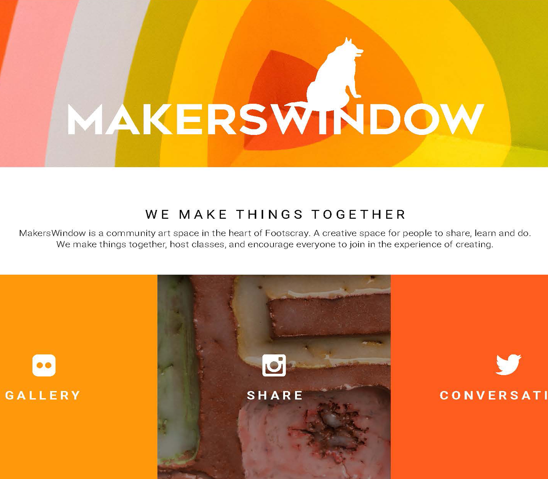 Makers Window website